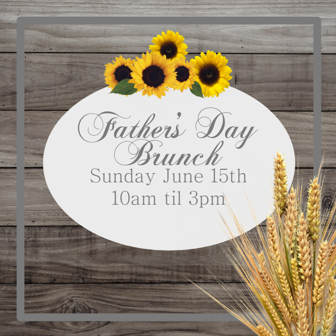 FATHERS DAY BRUNCH Template PosterMyWall