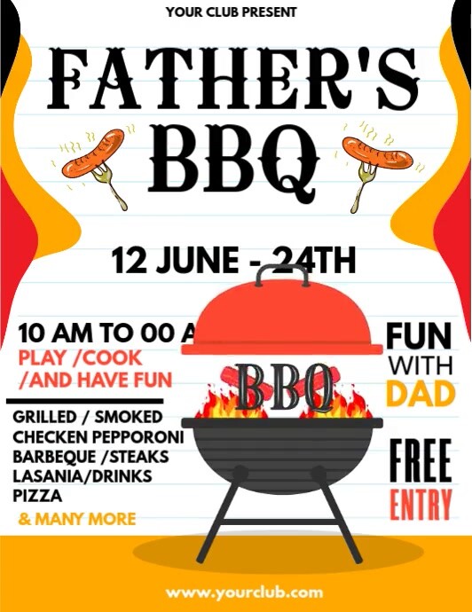 Fathers Day Brunch Template PosterMyWall