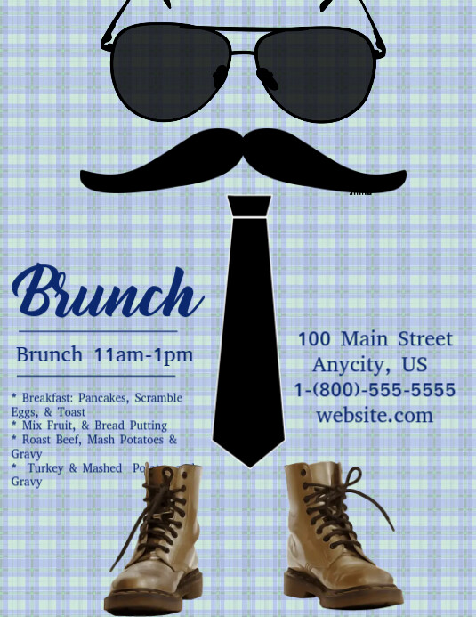Fathers Day Brunch Template PosterMyWall