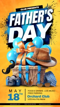 fathers day celebration Instagram Story template