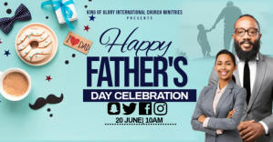 fathers day celebration Facebook Shared Image template