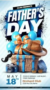 fathers day celebration Instagram Story template