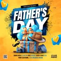 fathers day celebration Publicación de Instagram template