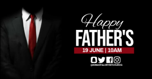 fathers day Facebook Gedeelde Prent template