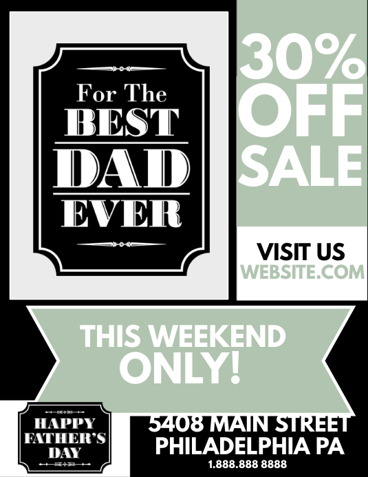 Fathers Day模板 Postermywall