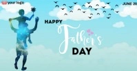 fathers day Facebook 广告 template