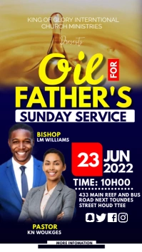 fathers day Instagram Story template