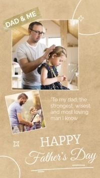 Fathers Day Instagram Story template