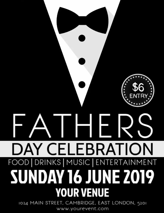 Fathers Day Iflaya (Incwadi ye-US) template