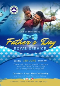 Fathers Day A5 template