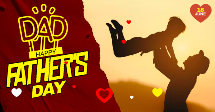 Fathers Day Facebook event Template | PosterMyWall