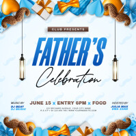 fathers day flyer Instagram na Post template