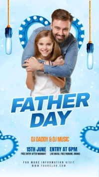 fathers day flyer Historia de Instagram template