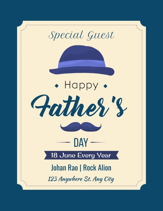Fathers Day Invitation Template 60+ Happy Father's Day Wishes