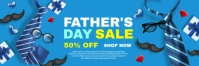 Fathers day sale banner template