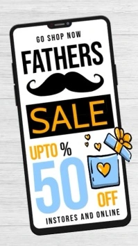 fathers day sale Instagram story template