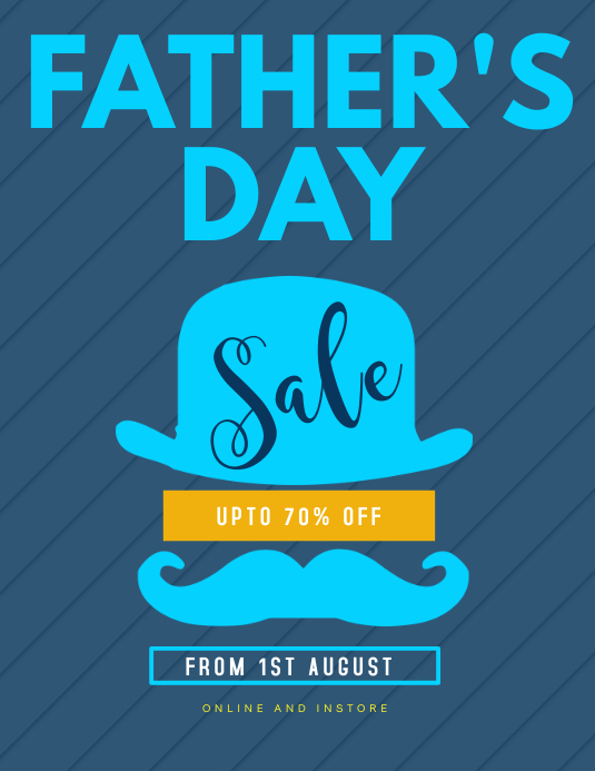 FATHERS DAY SALE TEMPLATE PosterMyWall