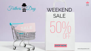 fathers day sales Publicación de Twitter template