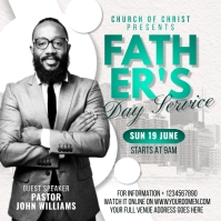 Father's Day Church service Template | PosterMyWall
