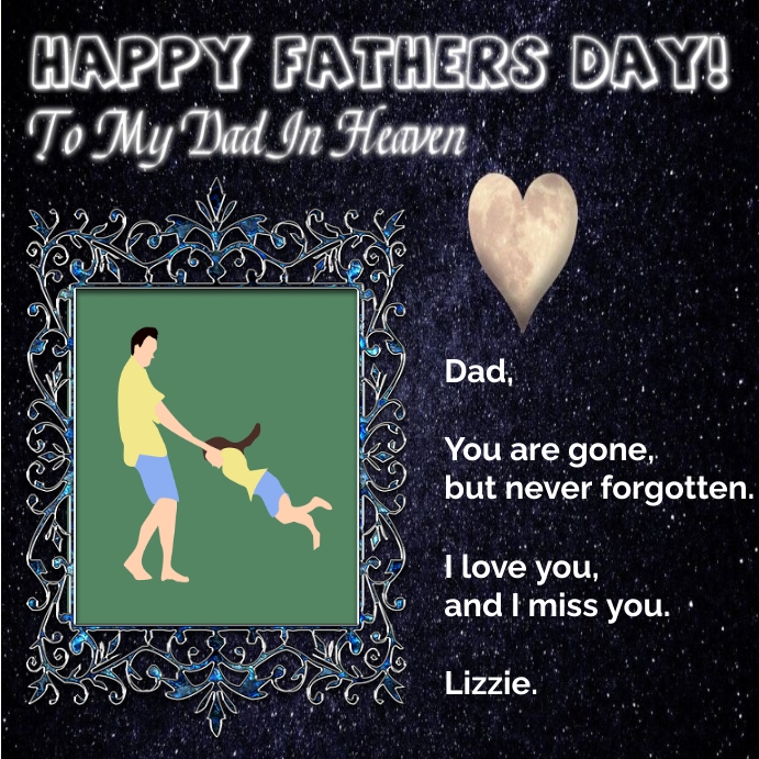 Fathers Day Tribute: In Loving Memory Template | PosterMyWall