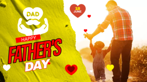 Fathers Day Twitter Post template