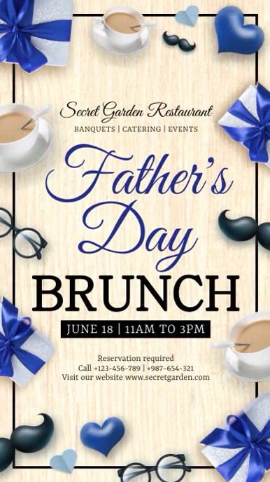 Father’s Day Template Ekran reklamowy (9:16)
