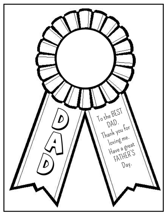 Father’s Day Worksheet Flyer (US Letter) template