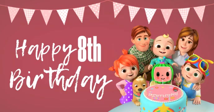 Modele Fb Image Partagee Cocomelon Anniversaire En Ligne Postermywall Modele Fb Image Partagee Cocomelon Anniversaire En Ligne Postermywall
