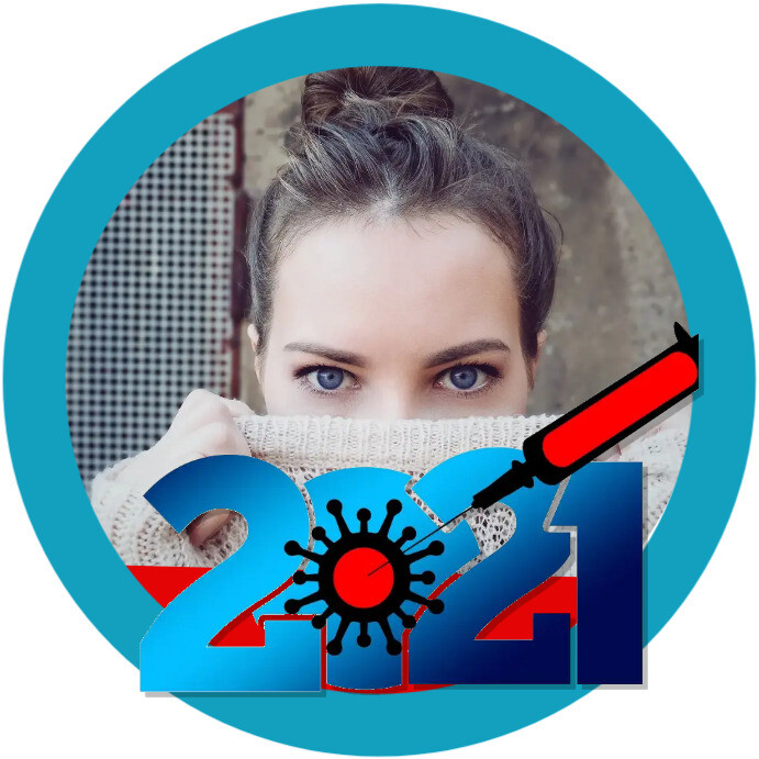FB status, instagram, COVID-19 vaccine, health Carré (1:1) template