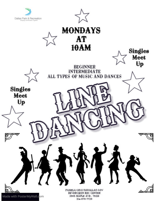 Line Dance flyer template | PosterMyWall