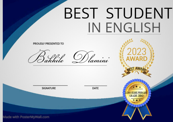 CERTIFICATE | PosterMyWall