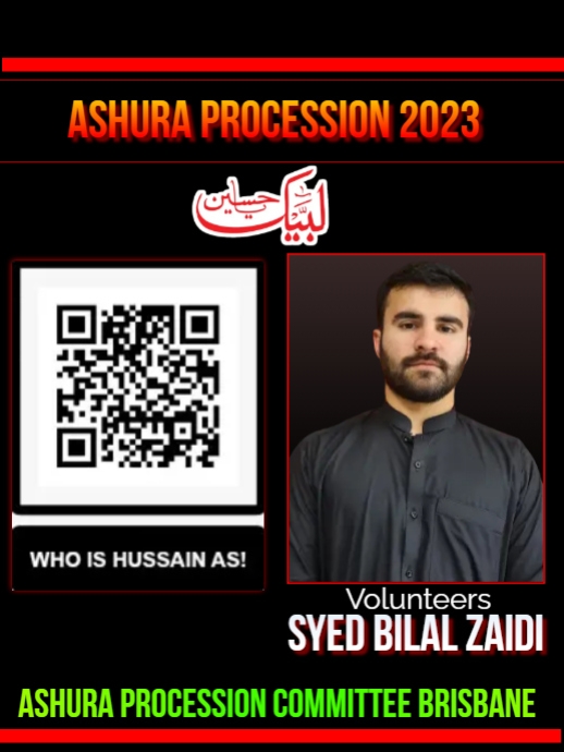 SYED BILAL ZAIDI Volunteers | PosterMyWall