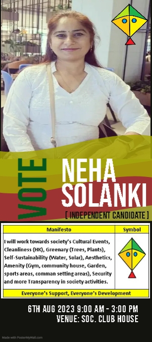 Vote for Student Council Elections rack card | PosterMyWall