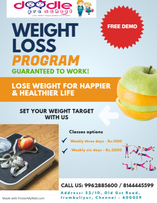 Move Program Flyer Weight Loss Program Flyer | PosterMyWall