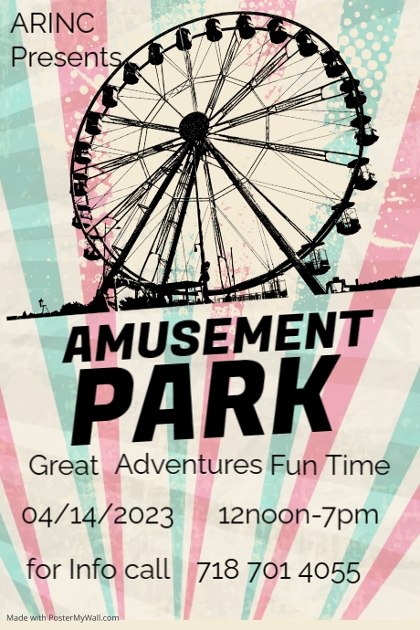 Amusement Park flyer Template | PosterMyWall