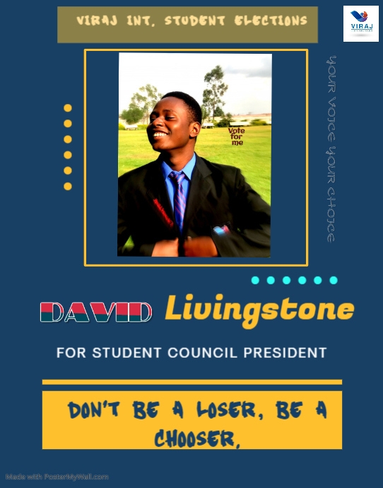 Copy of Blue Student Council Election Flyer | PosterMyWall