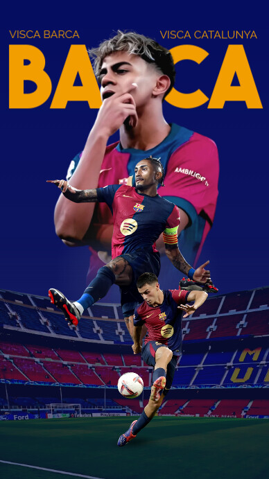 Fc Barcelona Instagram Story Design Templates