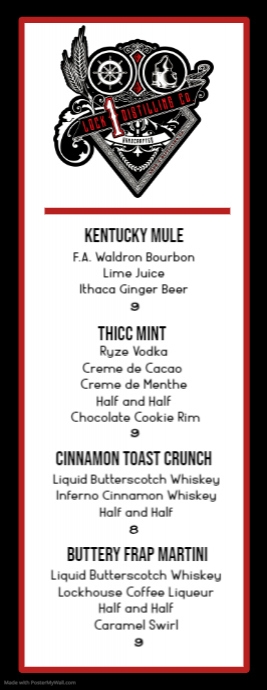 spring cocktail menu 1 | PosterMyWall