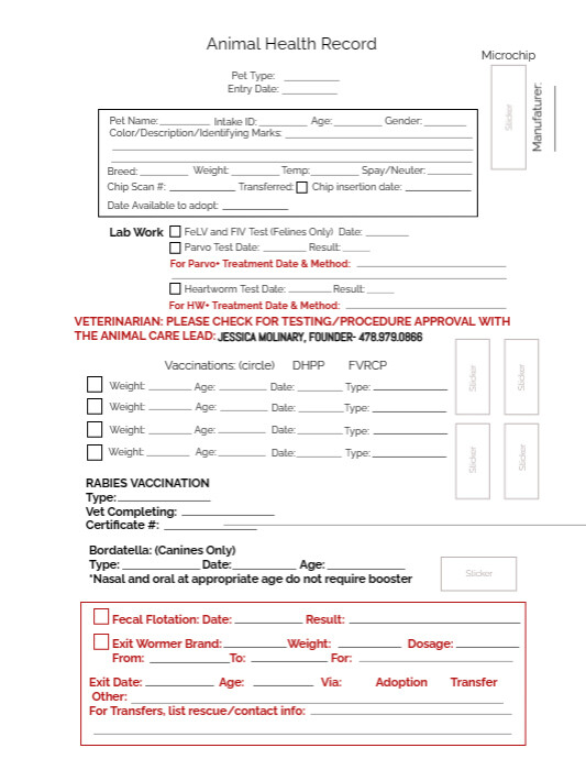 Rescue Forms | PosterMyWall