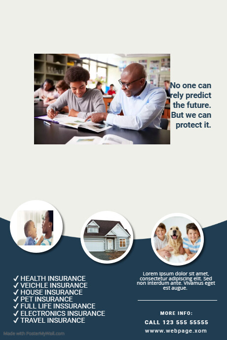 Insurance Policy Flyer Insurance Companies Flyer Template | PosterMyWall