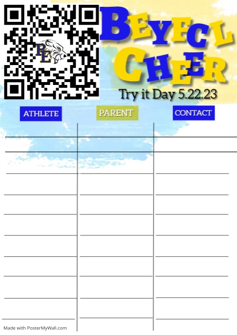 Summer Camp Sign Up Sheet Template PosterMyWall Summer Camp Sign Up Sheet Template PosterMyWall