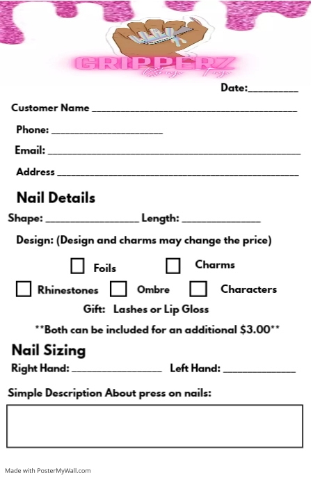 Repair Order Form Printable Template | PosterMyWall