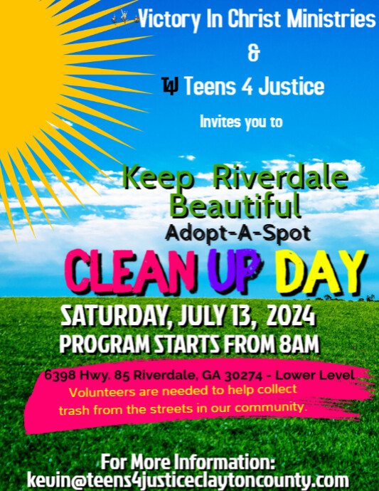 Clean Up Day Flyer | PosterMyWall