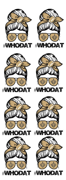 Copy of who dat | PosterMyWall