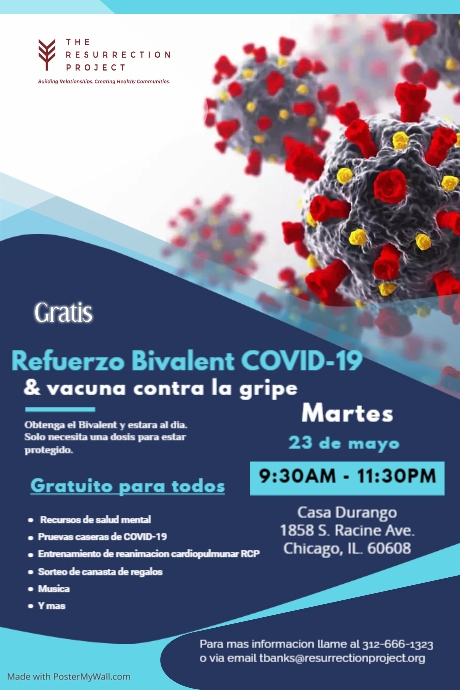 Covid-19 Vaccination Program poster template