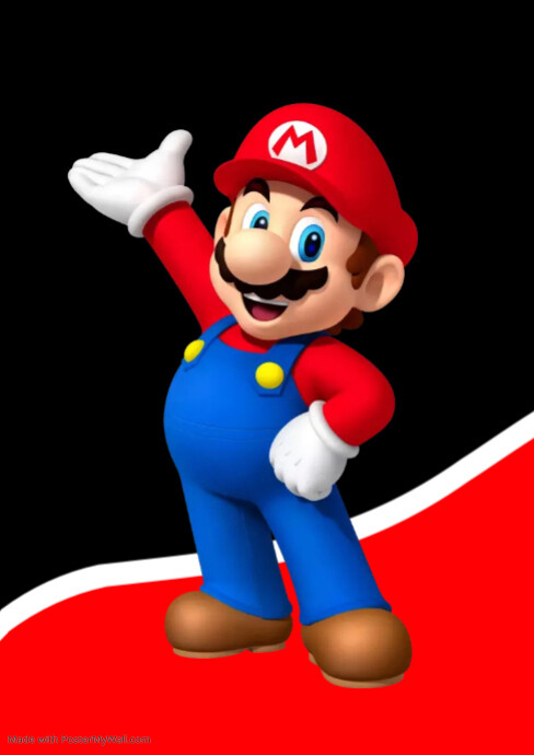 Super Mario Template PosterMyWall