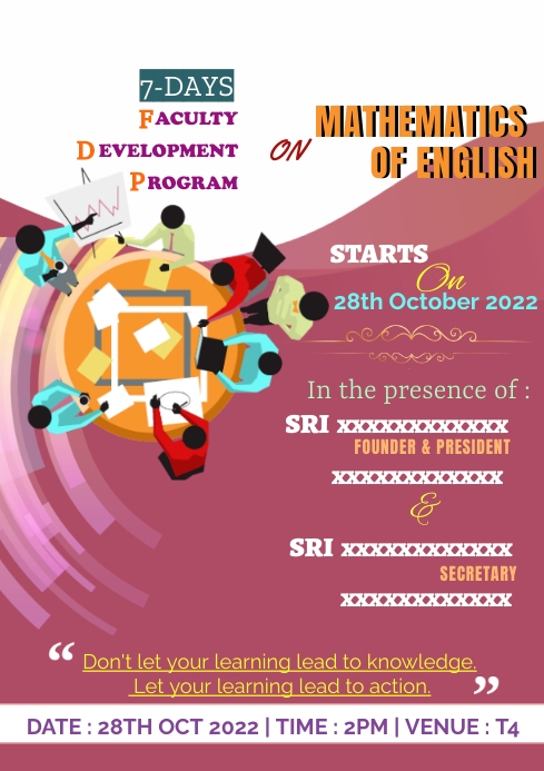 Copy of FDP | PosterMyWall