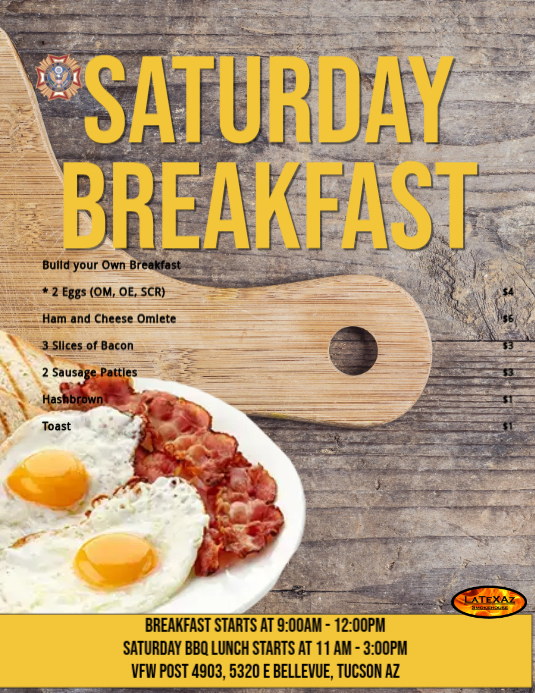 Sunday Breakfast Flyer (US Letter) template