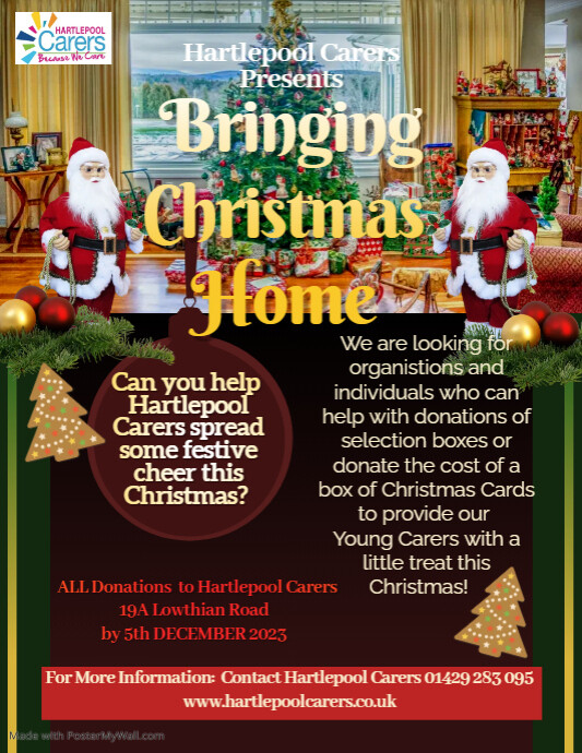 Christmas Home Decorating Contest Flyer PosterMyWall