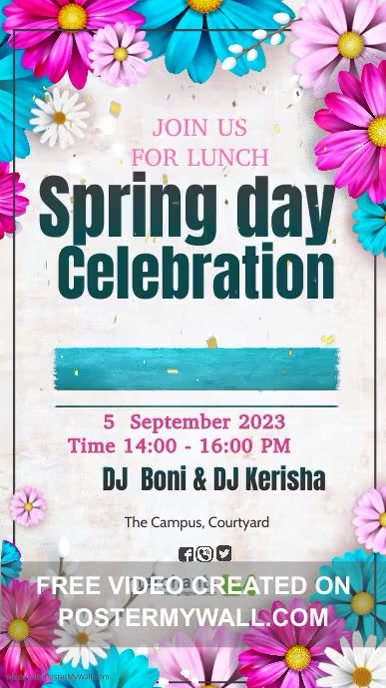 SPRING LUNCH | PosterMyWall